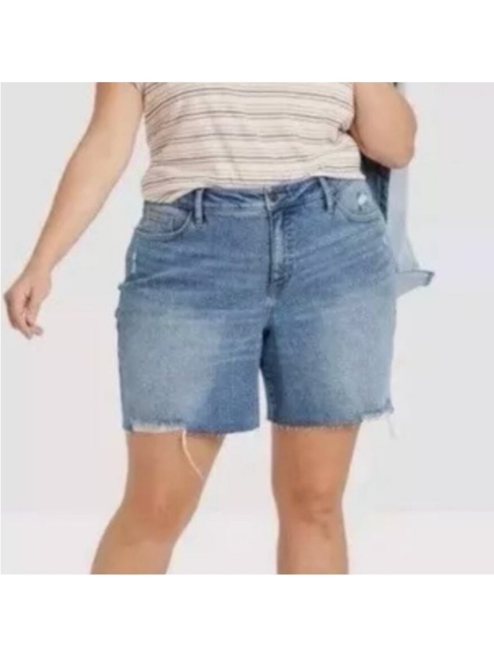 Ava & Viv Bermuda High Rise Relaxed Fit Shorts